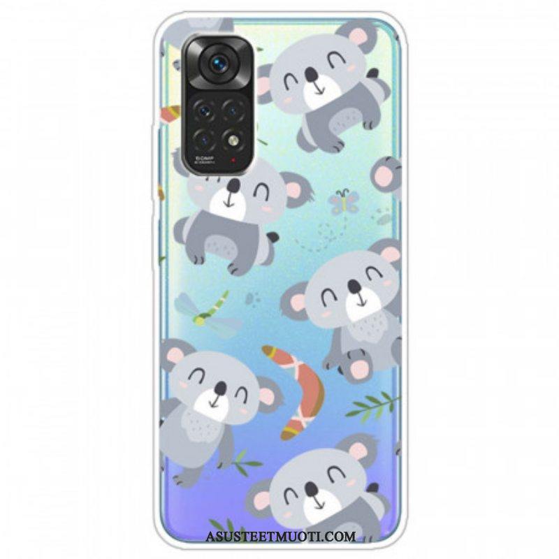 Kuori Xiaomi Redmi Note 11 Pro / 11 Pro 5G Pienet Harmaat Koalat