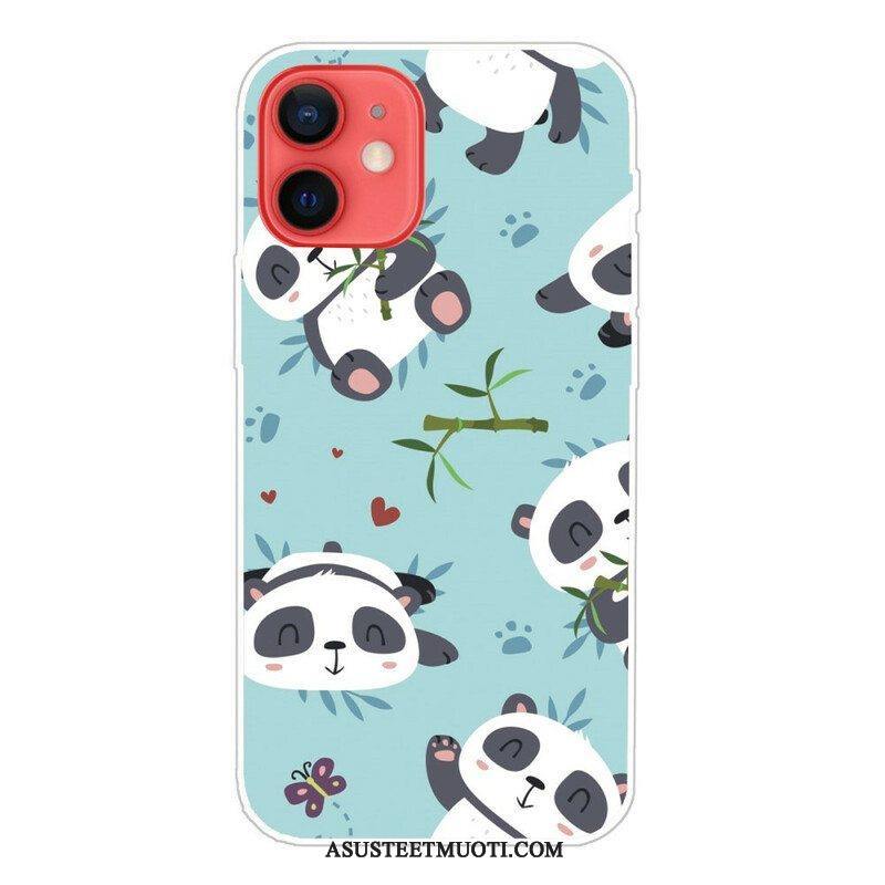 Kuori iPhone 13 Mini Pandajoukko