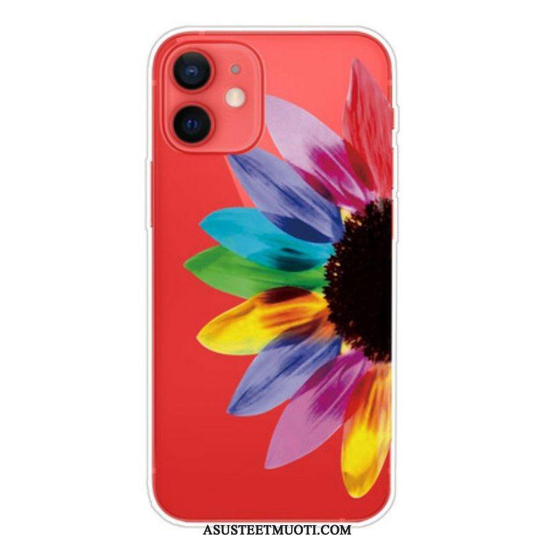 Kuori iPhone 13 Mini Värikäs Kukka