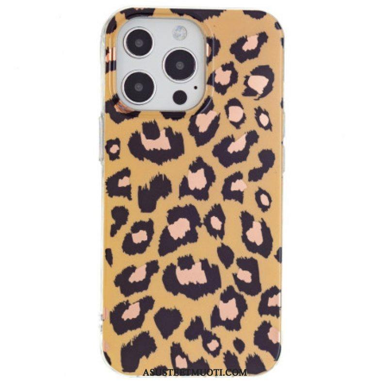 Kuori iPhone 15 Pro Leopardikuvio