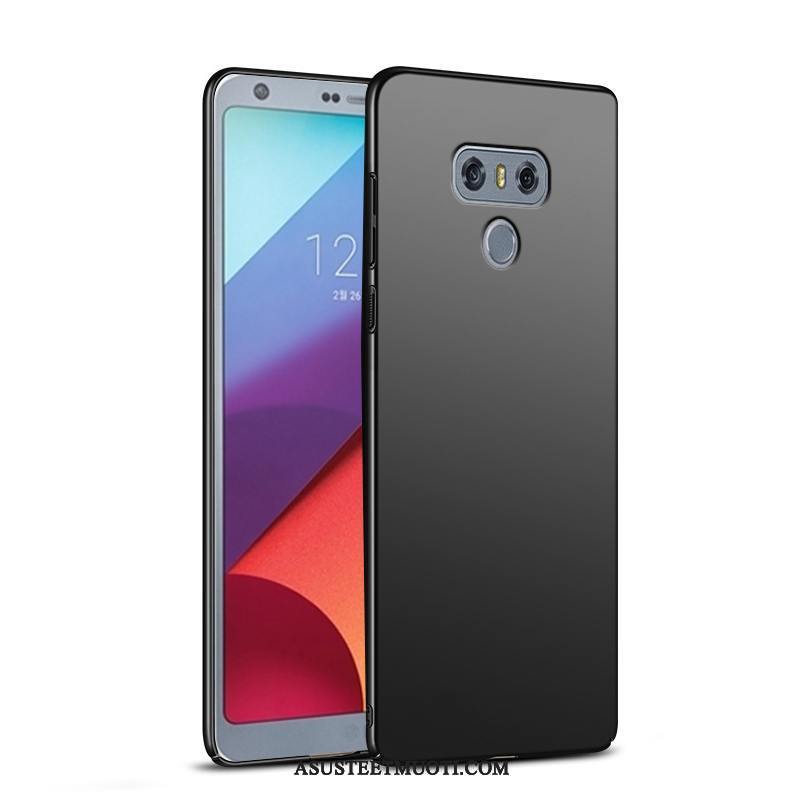 Lg G6 Kuori Kuoret Kotelo Silikoni Yksinkertainen Pesty Suede All Inclusive