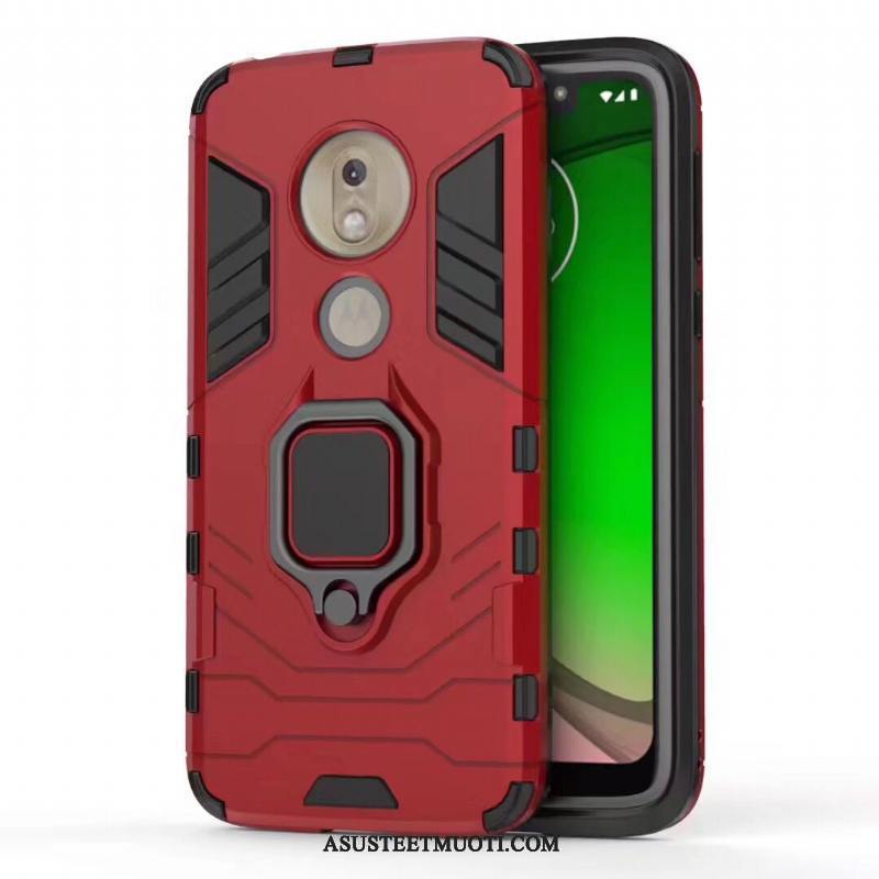 Moto G7 Play Kuori Kuoret Auto Puhelimen Punainen