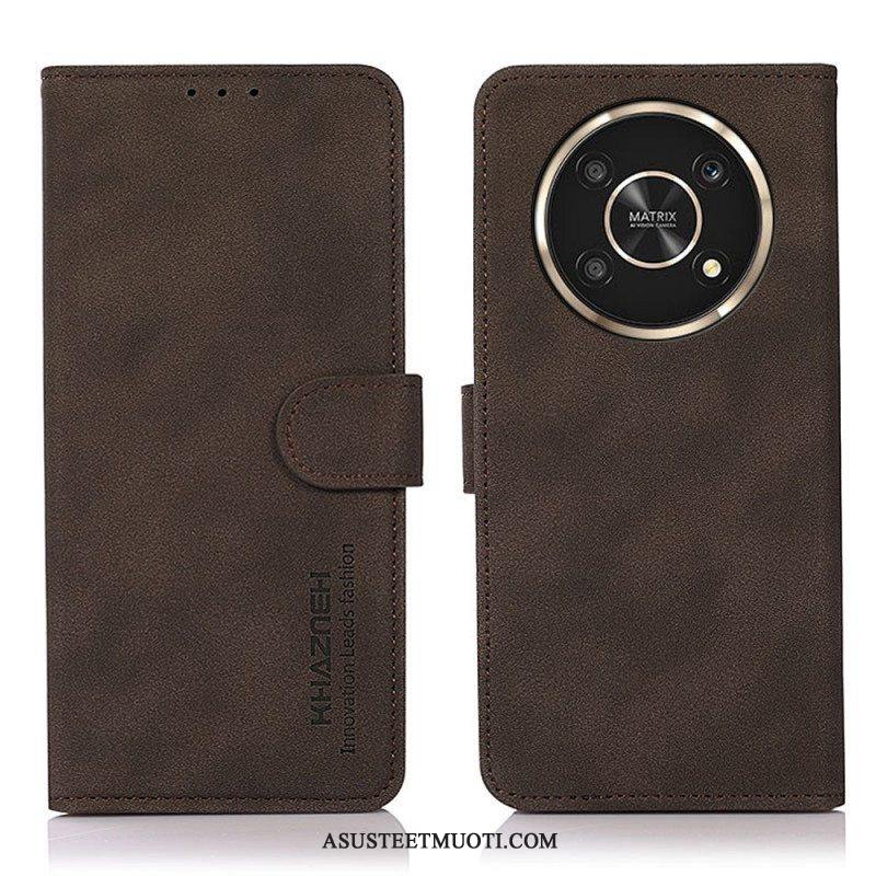 Nahkakotelo Honor Magic 4 Lite 5G Khazneh Fashion Leather Effect