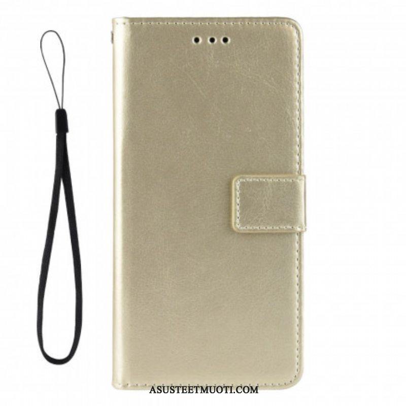 Nahkakotelo Xiaomi Redmi Note 10 / 10S Flashy Faux Leather