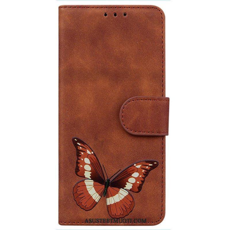 Nahkakotelo iPhone 14 Pro Butterfly Elegance