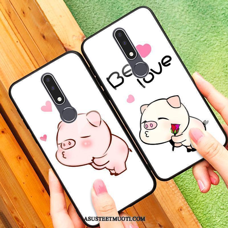 Nokia 3.1 Plus Kuoret Trendi Silikoni Puhelimen Peili Kova