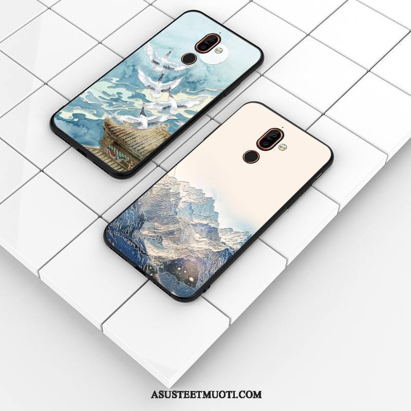 Nokia 7 Plus Kuoret Sininen Puhelimen Suojaus Kotelo Kuori