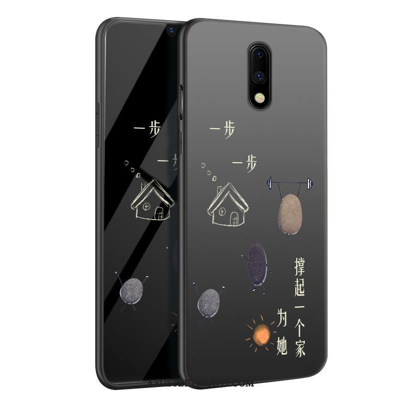 Oneplus 7 Kuoret Musta Kuori Silikoni Puhelimen Kotelo