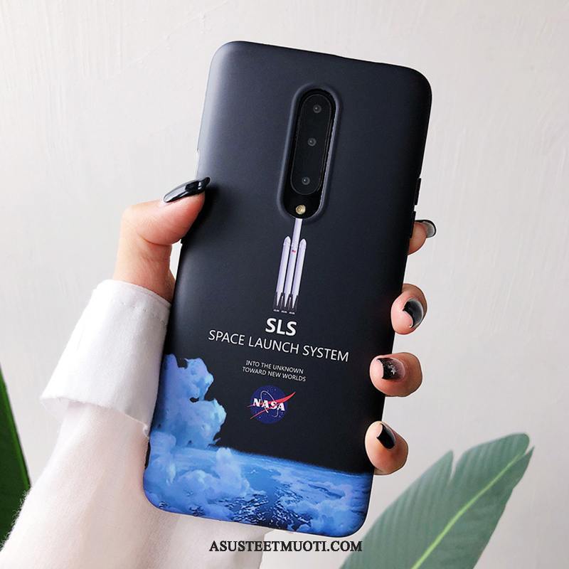 Oneplus 7 Pro Kuoret Ohut Sininen Musta All Inclusive Luova