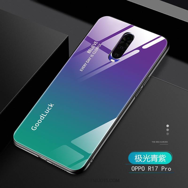 Oppo R17 Pro Kuoret Kaltevuus Luova Lasi Persoonallisuus Net Red