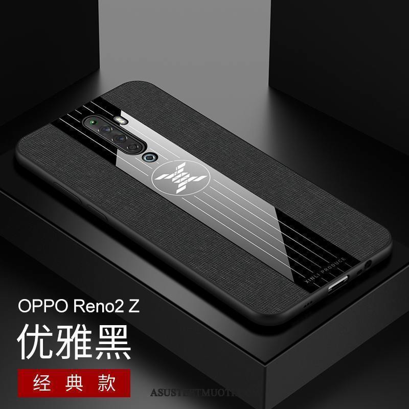 Oppo Reno 2 Z Kuoret Net Red Kova All Inclusive Pesty Suede Pu