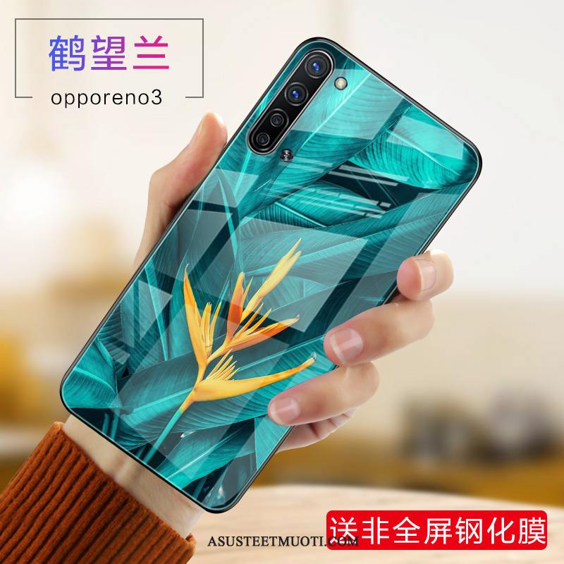 Oppo Reno 3 Kuoret Murtumaton Persoonallisuus All Inclusive Vihreä Kuori