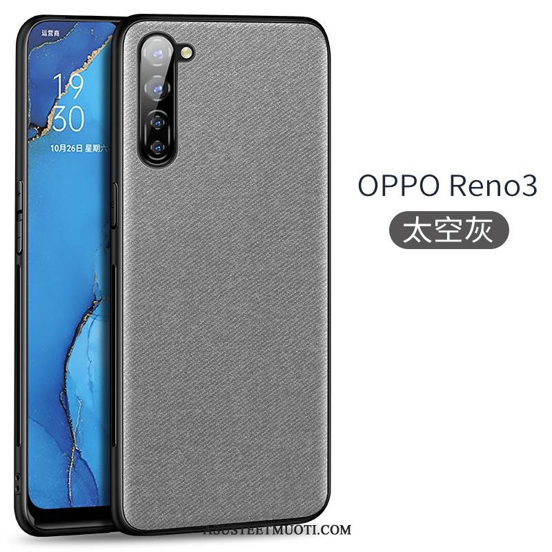 Oppo Reno 3 Kuoret Uusi Silikoni Kukkakuvio Magneettinen Kuori