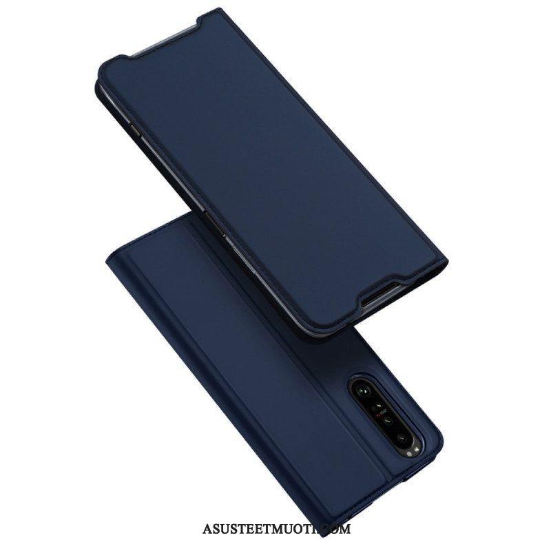 Puhelinkuoret Sony Xperia 1 IV Kotelot Flip Skin Pro Series Dux Ducis