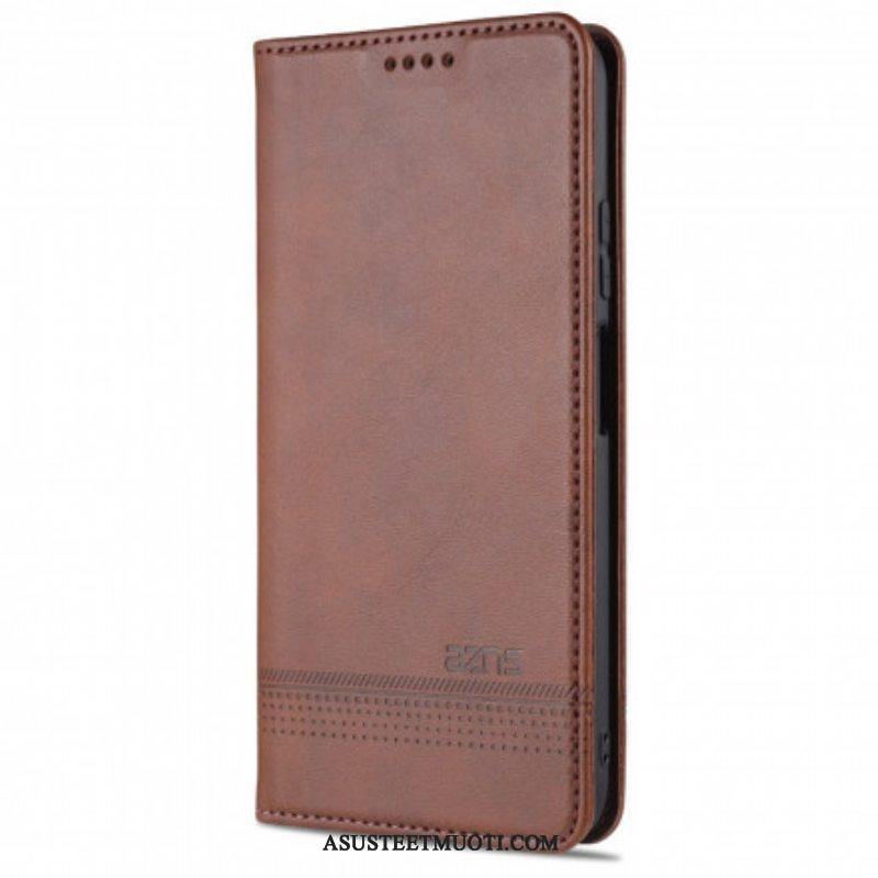 Puhelinkuoret Xiaomi Redmi Note 10 / 10S Kotelot Flip Style Leather Azns