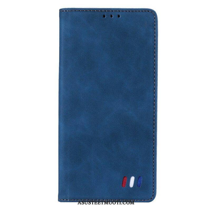 Puhelinkuoret Xiaomi Redmi Note 10 5G Kotelot Flip Tricolor Nahkatyyli