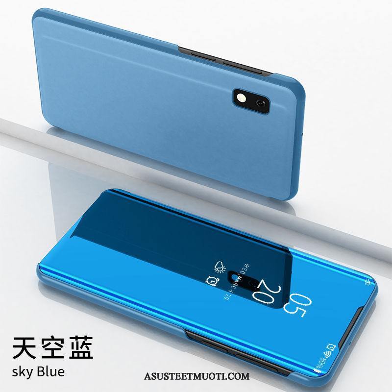 Samsung Galaxy A10 Kuoret Puhelimen Tähti Kuori Sininen Nahkakotelo