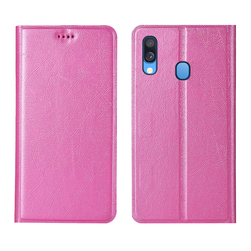 Samsung Galaxy A20e Kuoret Pinkki Puhelimen Nahkakotelo Tähti Simpukka