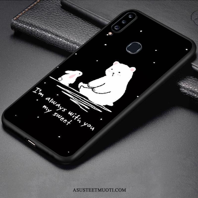 Samsung Galaxy A20s Kuori Kuoret Puhelimen All Inclusive Tähti Suojaus Musta