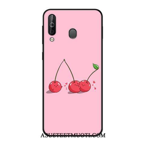 Samsung Galaxy A40s Kuori Kuoret Pehmeä Neste Puhelimen Pesty Suede Kotelo