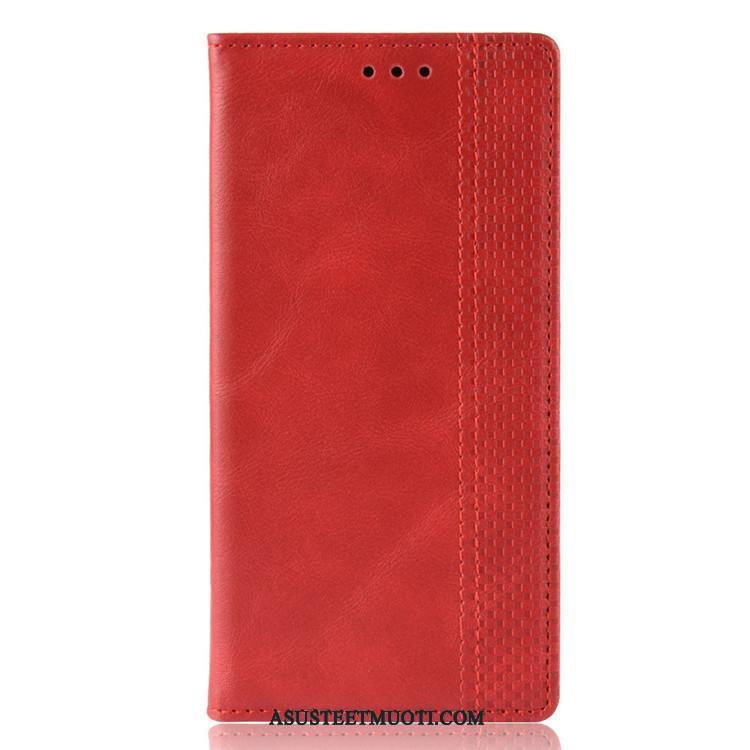Samsung Galaxy A50 Kuoret Kotelo Salkku Punainen Suojaus Kuori