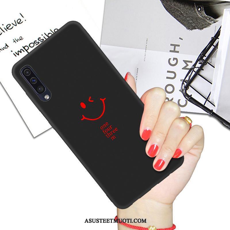 Samsung Galaxy A50 Kuori Kuoret Tähti Puhelimen Silikoni Musta Sarjakuva