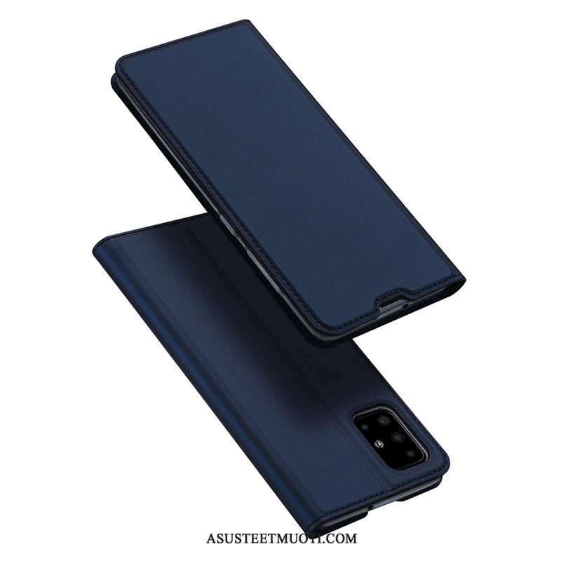 Samsung Galaxy A51 Kuoret Liiketoiminta Uusi Suojaus Sininen Kotelo