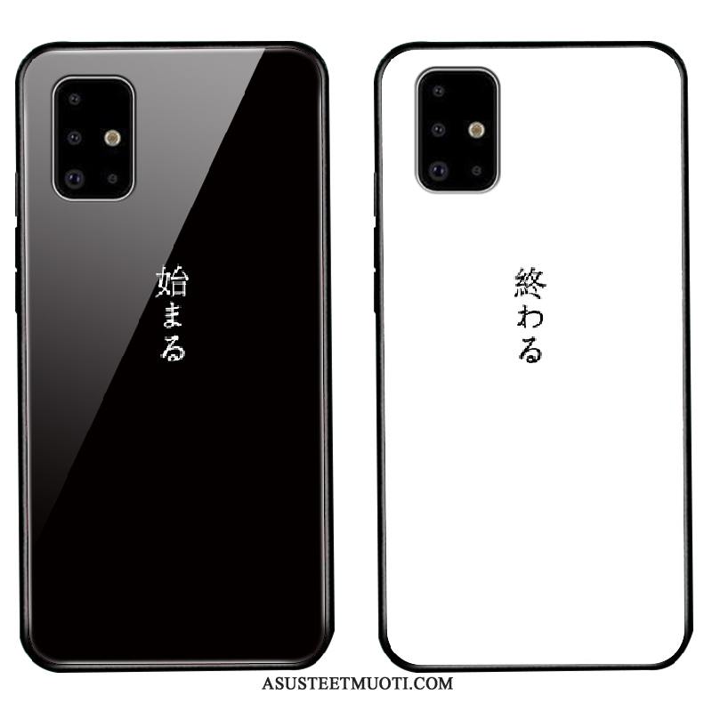 Samsung Galaxy A51 Kuori Kuoret Murtumaton Kotelo Yksinkertainen Musta