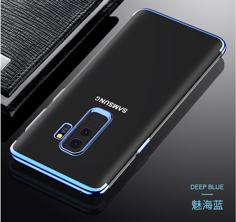 Samsung Galaxy A6+ Kuoret Pehmeä Neste Suojaus All Inclusive Puhelimen Sininen