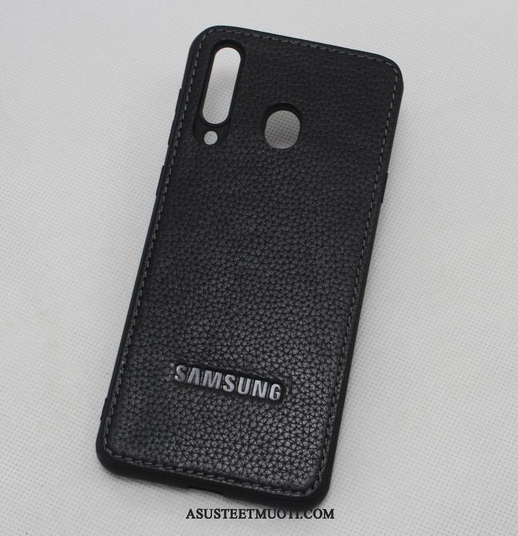 Samsung Galaxy A60 Kuoret Kuori All Inclusive Nahka Tähti Nahkakotelo