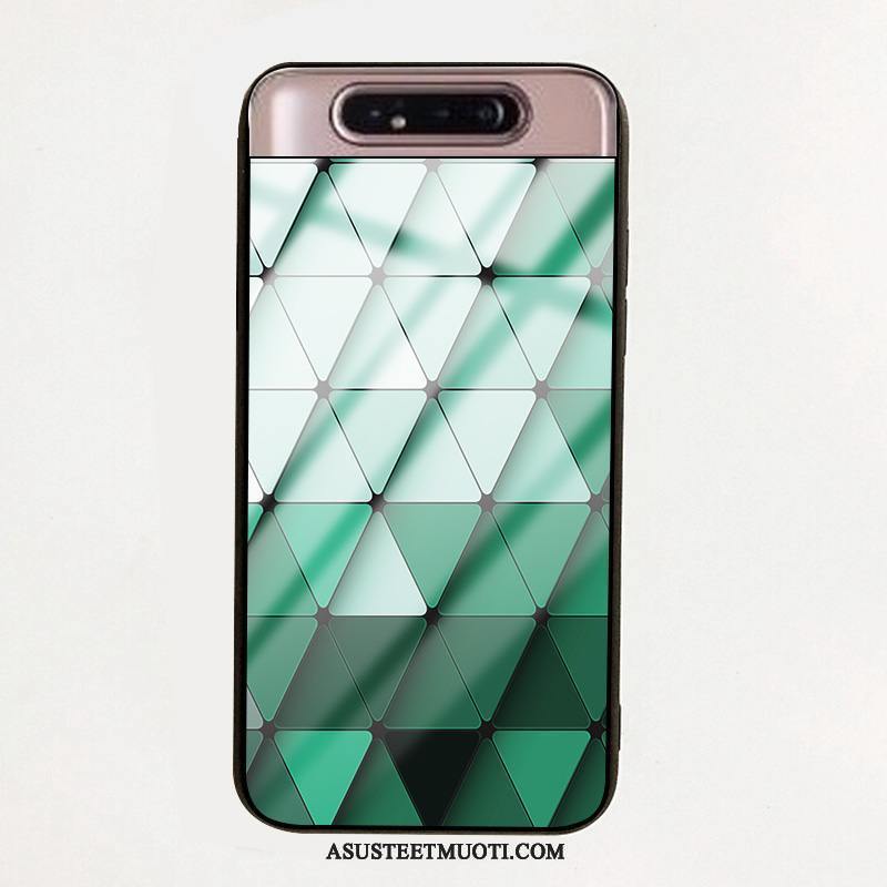 Samsung Galaxy A80 Kuori Kuoret Silikoni Murtumaton Yksinkertainen Puhelimen Vaalean