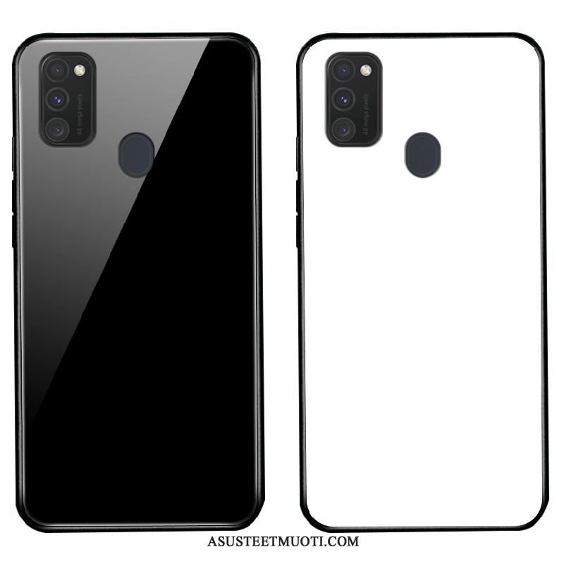 Samsung Galaxy M30s Kuoret Pesty Suede Kuori Kotelo Liiketoiminta Ylellisyys