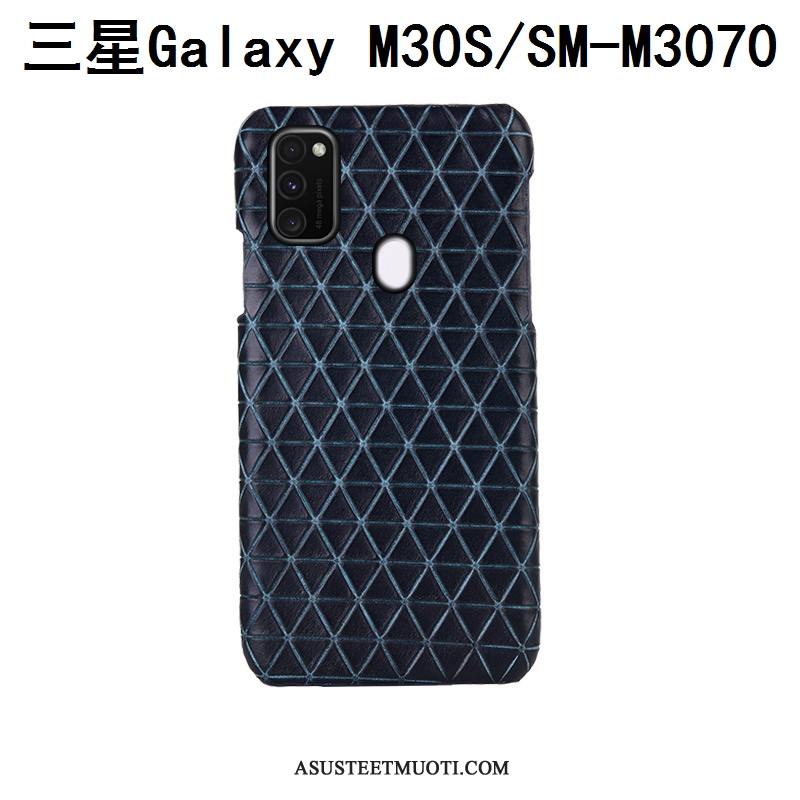 Samsung Galaxy M30s Kuori Kuoret Takakansi Suojaus Tähti Sininen