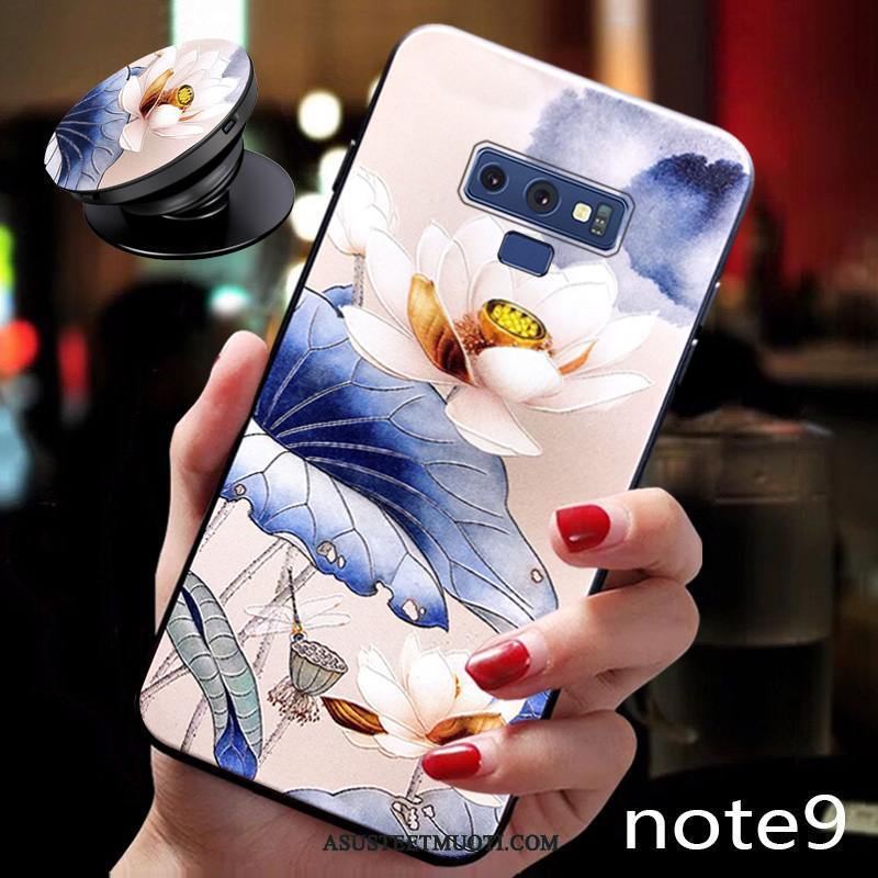 Samsung Galaxy Note 9 Kuoret Pehmeä Neste Silikoni Suojaus Tila Vuosikerta