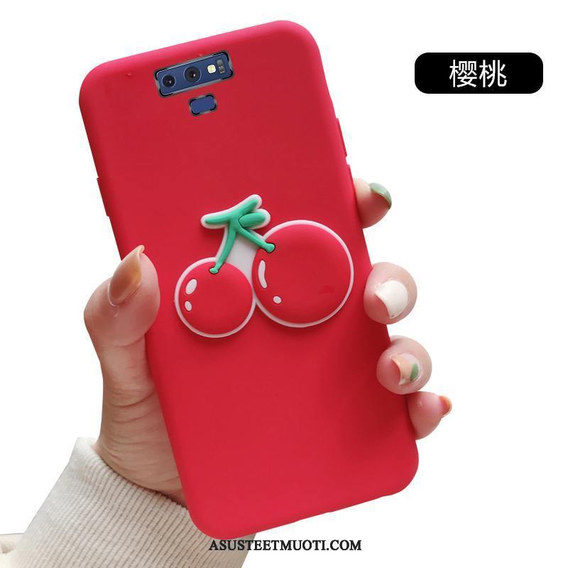 Samsung Galaxy Note 9 Kuoret Tähti Ripustettavat Koristeet Ihana Kuori Punainen