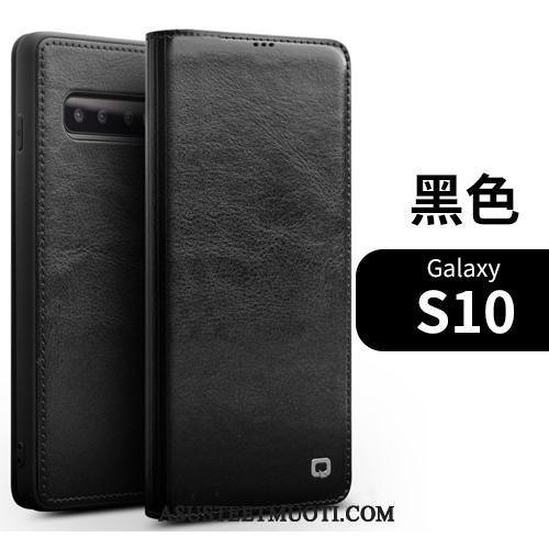 Samsung Galaxy S10 Kuoret Kotelo Puhelimen Liiketoiminta Musta Kuori