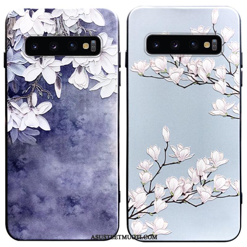 Samsung Galaxy S10+ Kuoret Luova Murtumaton Pesty Suede Ylellisyys Uusi