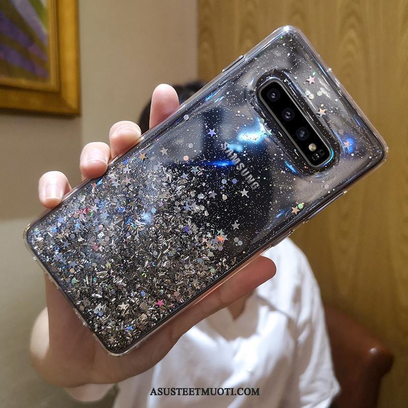 Samsung Galaxy S10+ Kuoret Net Red Silikoni Ylellisyys Kotelo Kuori