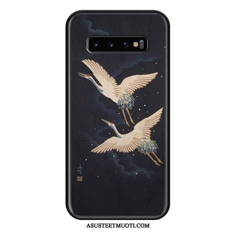 Samsung Galaxy S10+ Kuoret Persoonallisuus Silikoni All Inclusive Vuosikerta Kohokuviointi