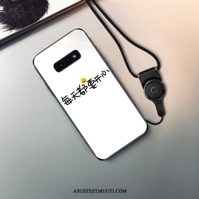 Samsung Galaxy S10e Kuoret Kuori Lasi Persoonallisuus Tähti Valkoinen