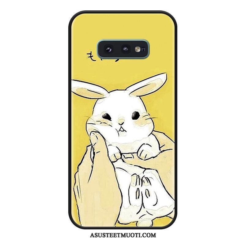 Samsung Galaxy S10e Kuoret Sarjakuva Keltainen Puhelimen Kuori Murtumaton