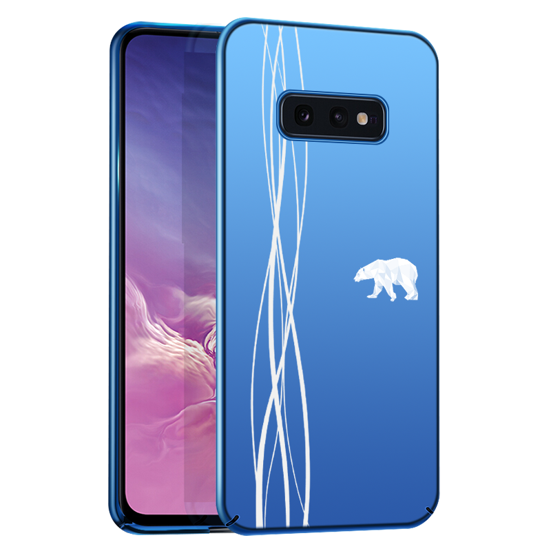 Samsung Galaxy S10e Kuoret Tila Persoonallisuus Pesty Suede Kova Puhelimen