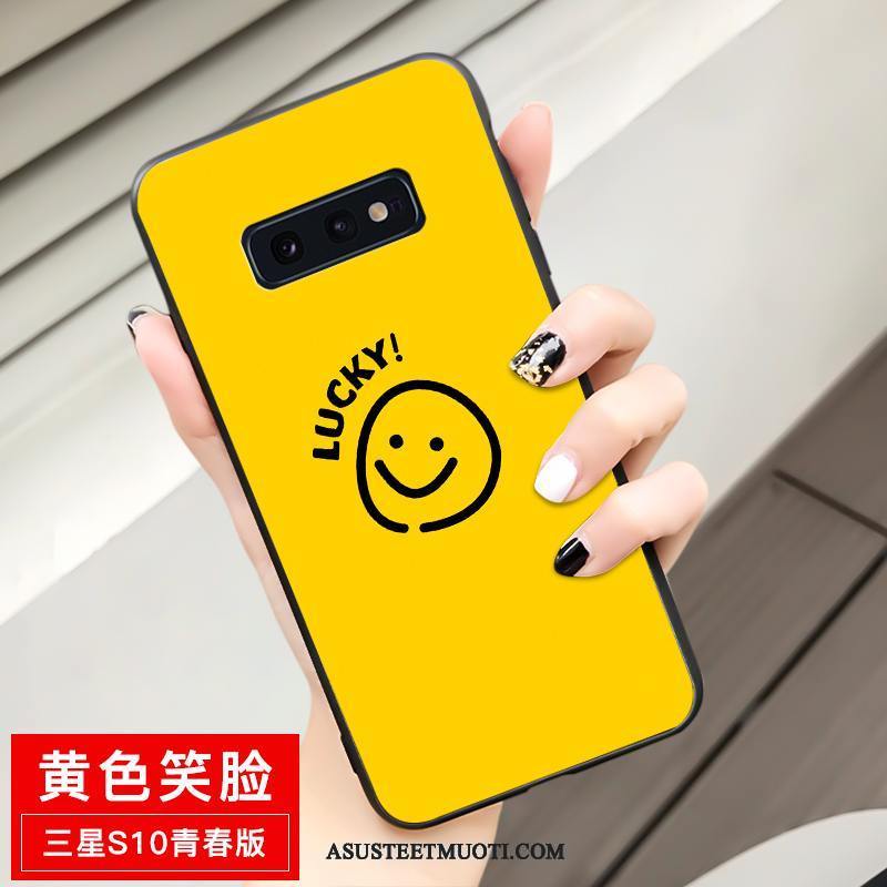 Samsung Galaxy S10e Kuori Kuoret Keltainen Sarjakuva Puhelimen Kotelo Nuoret