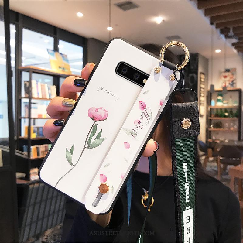 Samsung Galaxy S10e Kuori Kuoret Persoonallisuus Ripustettavat Koristeet Ripustettava Kaula Valkoinen Uusi