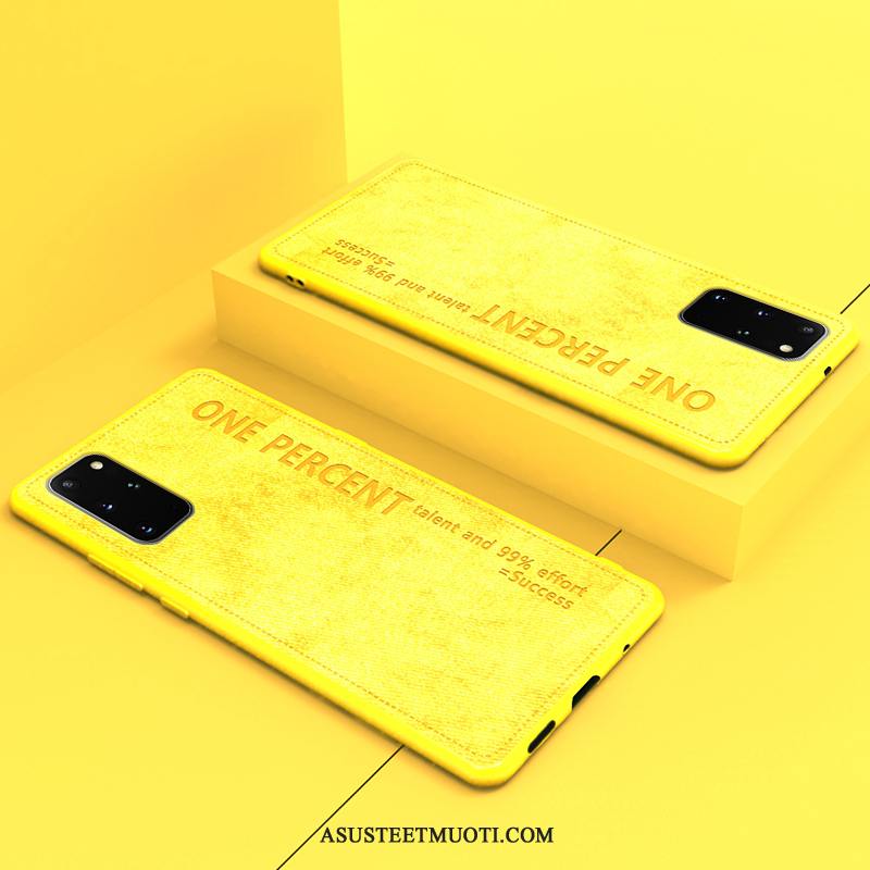 Samsung Galaxy S20+ Kuoret Keltainen Puhelimen Hemming Kuori Silikoni