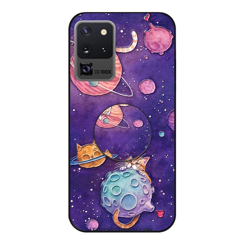 Samsung Galaxy S20 Ultra Kuoret Tähti Kotelo Violetti Murtumaton Etninen