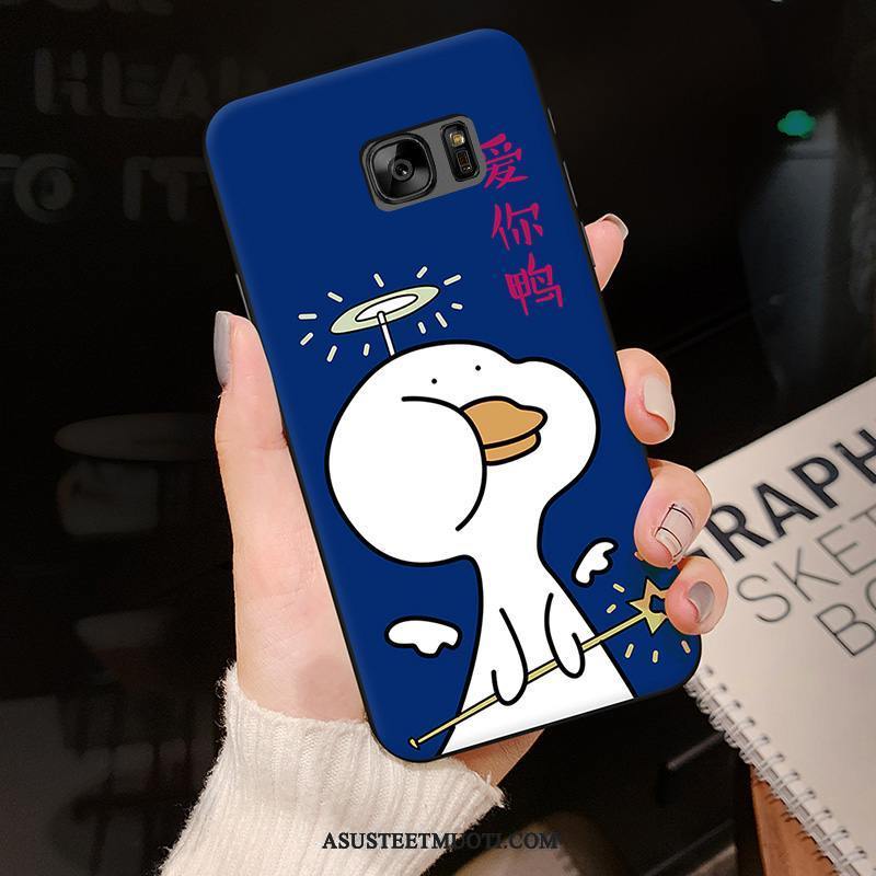Samsung Galaxy S6 Edge Kuoret Puhelimen Murtumaton Sininen Ihana Pehmeä Neste