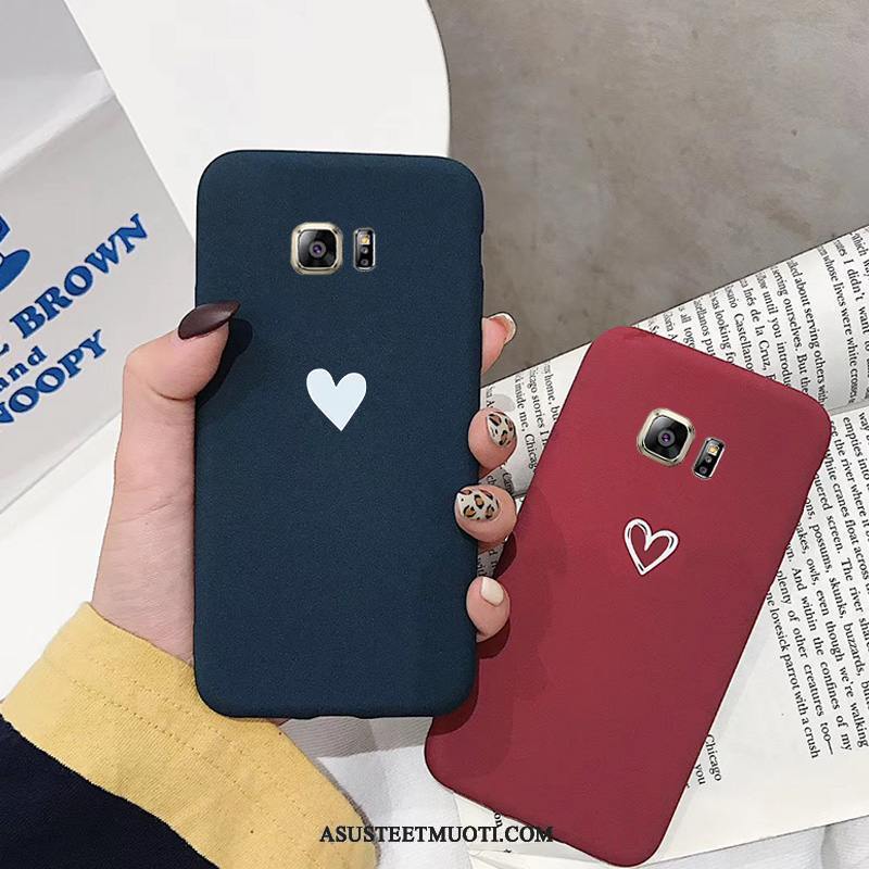 Samsung Galaxy S7 Edge Kuoret Pesty Suede Kotelo Ohut All Inclusive Ultra