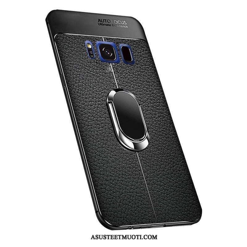 Samsung Galaxy S8+ Kuoret Tila Tähti Pehmeä Neste Musta Silikoni