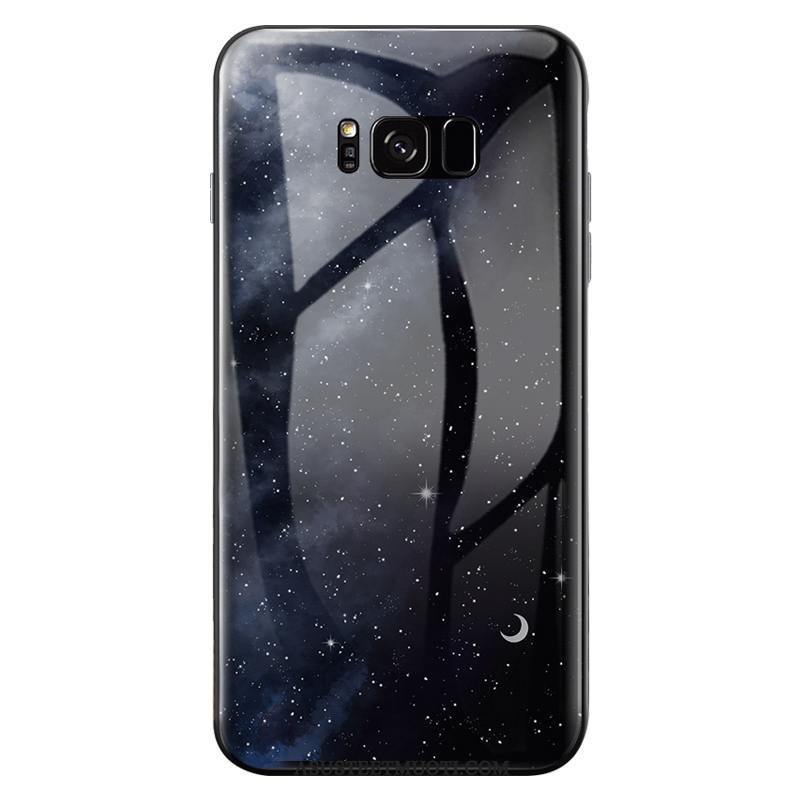 Samsung Galaxy S8+ Kuori Kuoret All Inclusive Lasi Persoonallisuus Musta Luova